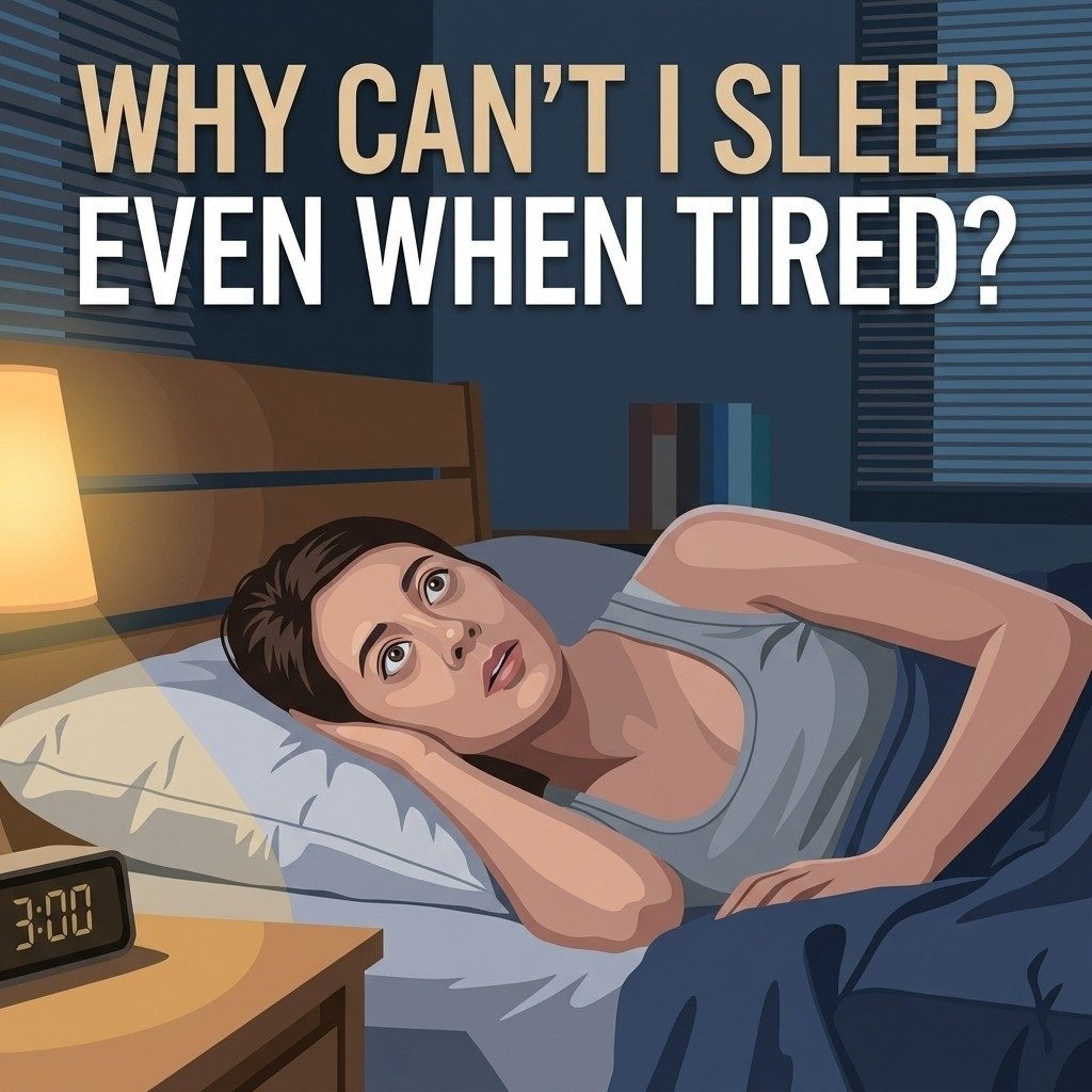 Why Can't I Sleep Even When Tired? (Real Reasons)